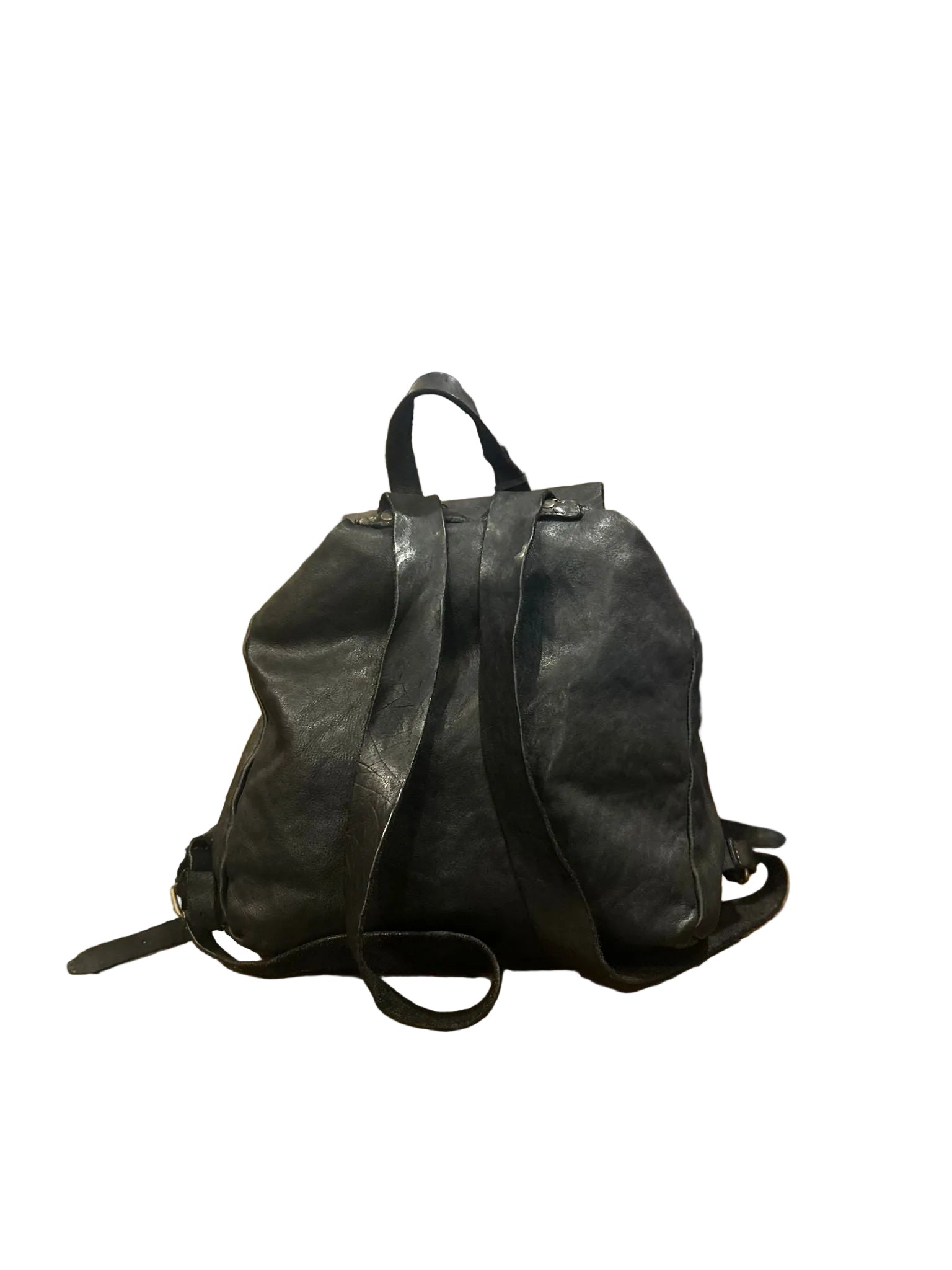 Zaino in pelle Pelletteria Allegrini Filippo 1001 Nero - Pelletteria Allegrini