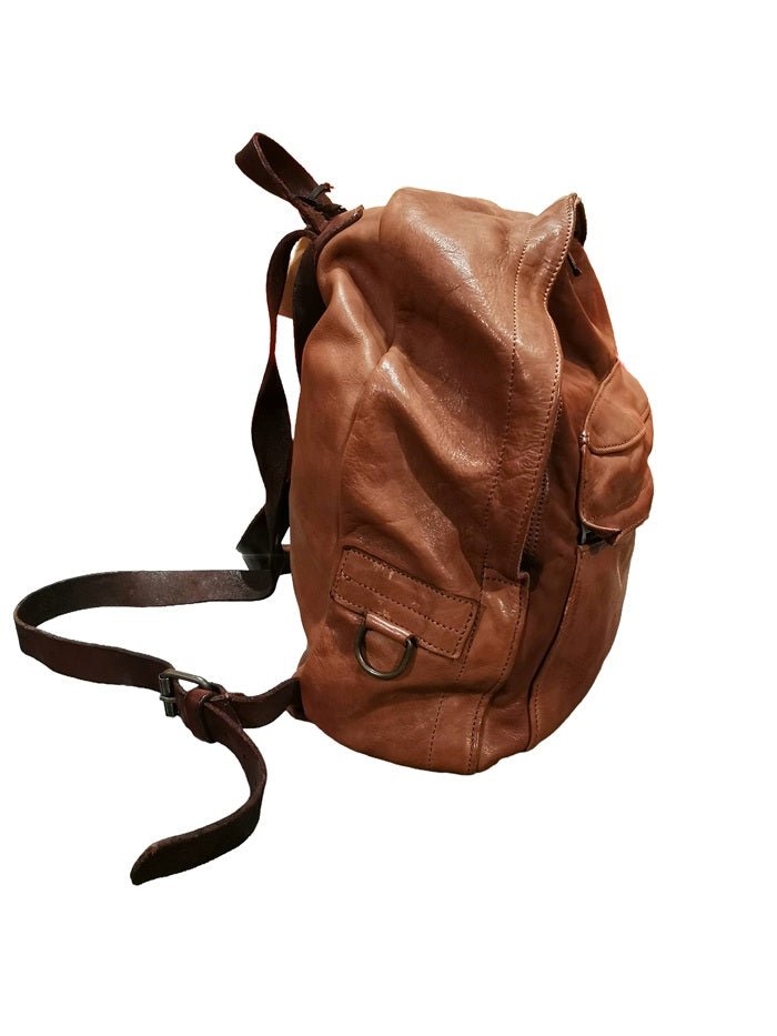 Zaino in pelle Pelletteria Allegrini Filippo 890 Marrone - Pelletteria Allegrini