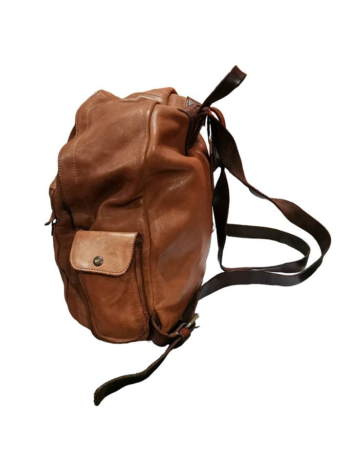 Zaino in pelle Pelletteria Allegrini Filippo 890 Marrone - Pelletteria Allegrini