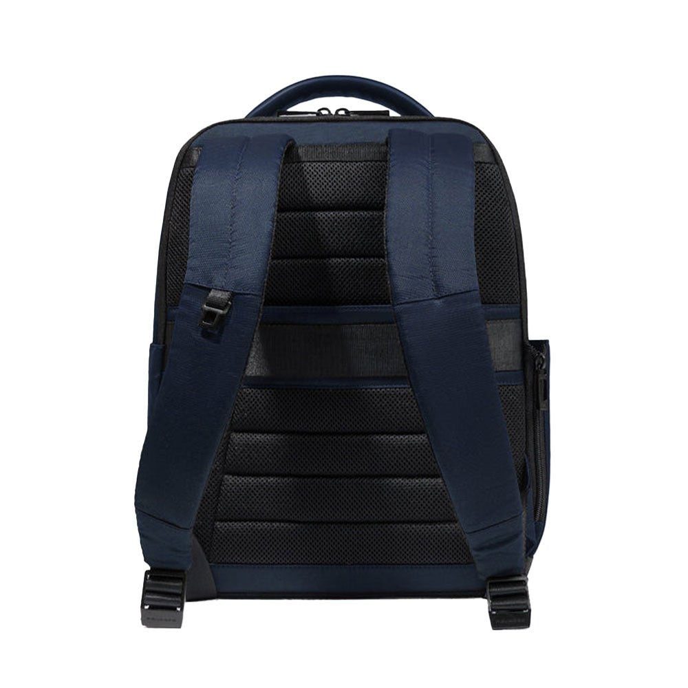 Zaino in tessuto e pelle porta pc 14" Piquadro CA6238W129 Blu - Pelletteria Allegrini