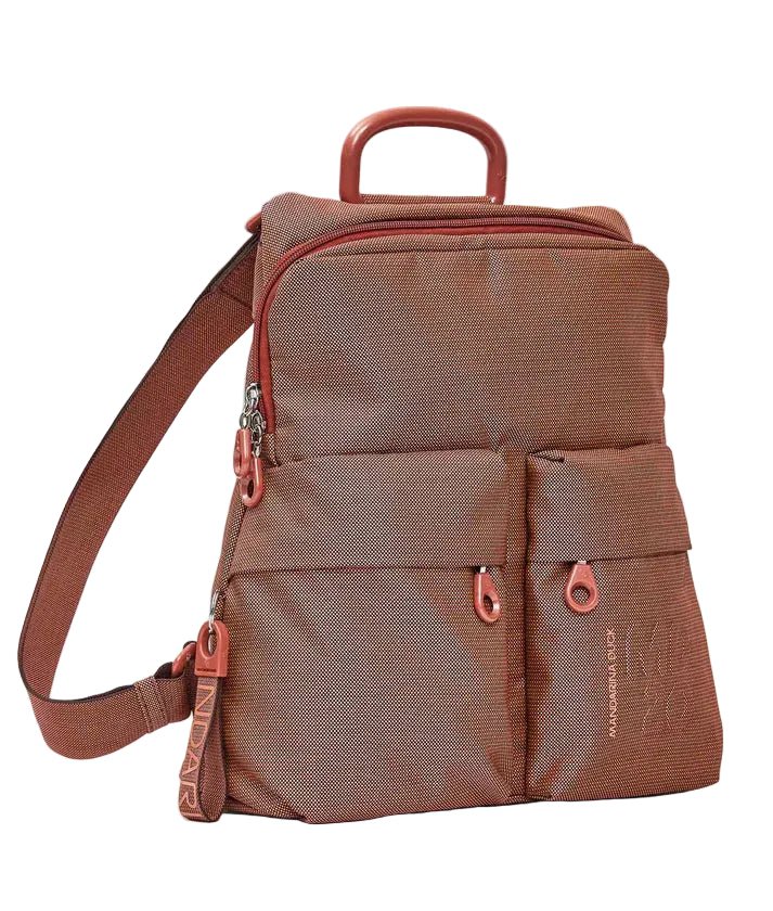 Zaino in tessuto MD20 Mandarina Duck P10QMTZ4 Pecan nut - Pelletteria Allegrini