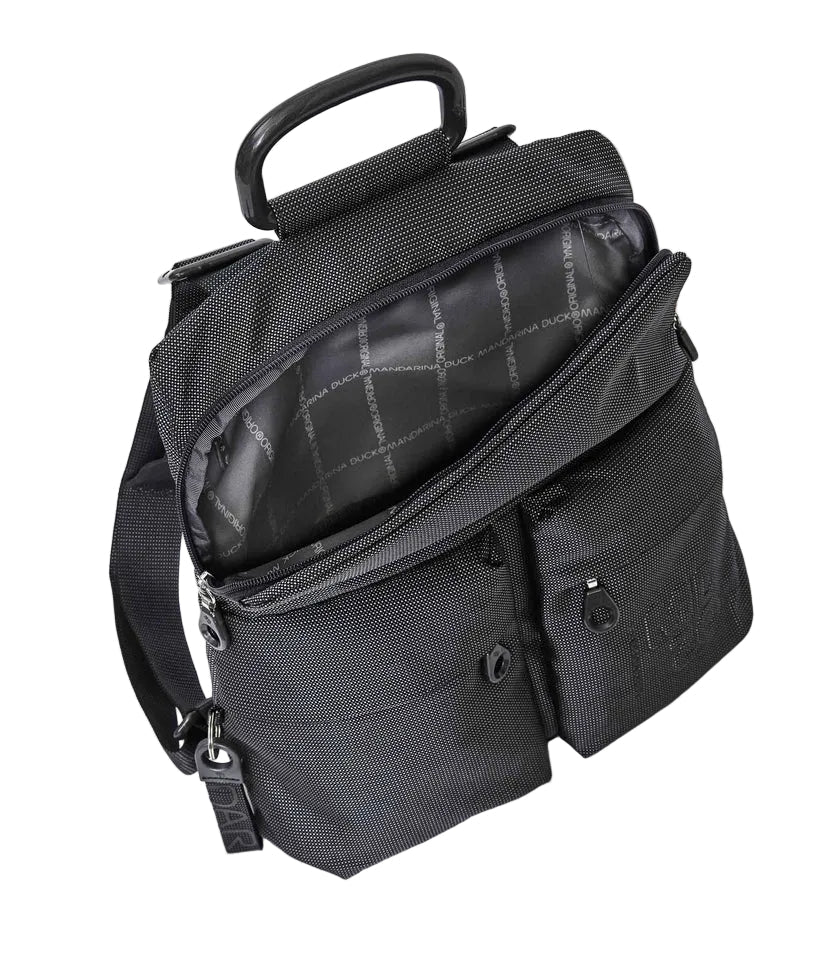 Zaino in tessuto MD20 Mandarina Duck P10QMTZ4 Steel - Pelletteria Allegrini