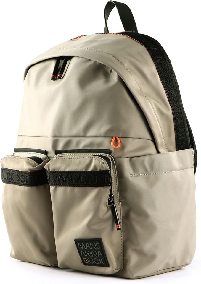 Zaino in tessuto Warrior Mandarina Duck P10CXT03 Simply taupe - Pelletteria Allegrini