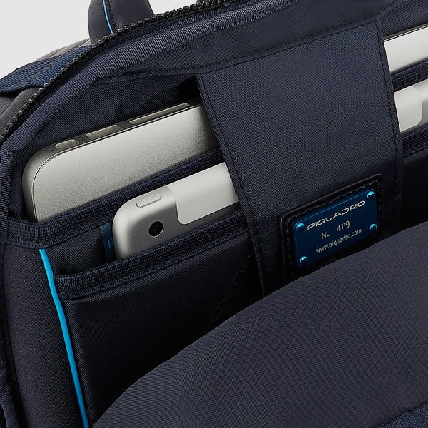 Zaino porta PC 14" e porta iPad Piquadro CA5574B2V Nero - Pelletteria Allegrini