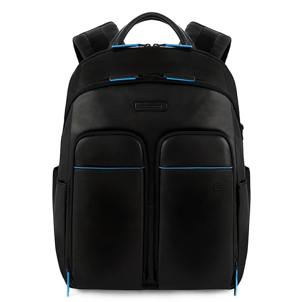 Zaino porta PC 14" e porta iPad Piquadro CA5574B2V Nero - Pelletteria Allegrini
