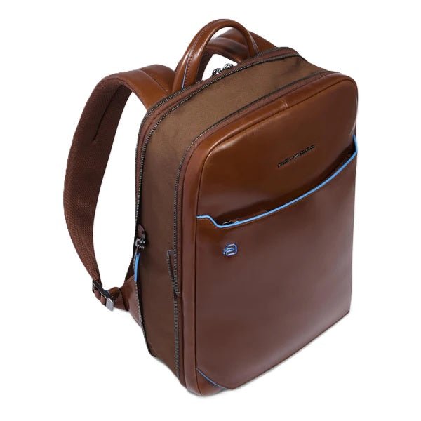 Zaino uomo in pelle porta pc 14" Piquadro CA6311B2 Marrone - Pelletteria Allegrini